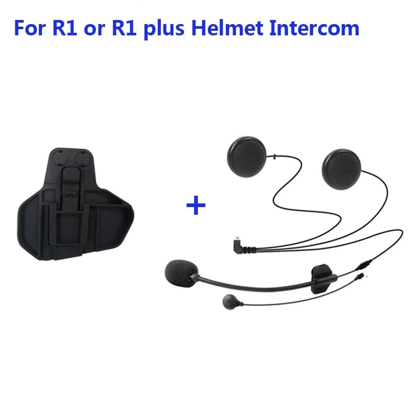 Full Face Motorcycle Helmet With Bluetooth - FreedConn Acessórios originais Microfone rígido/macio Clipe