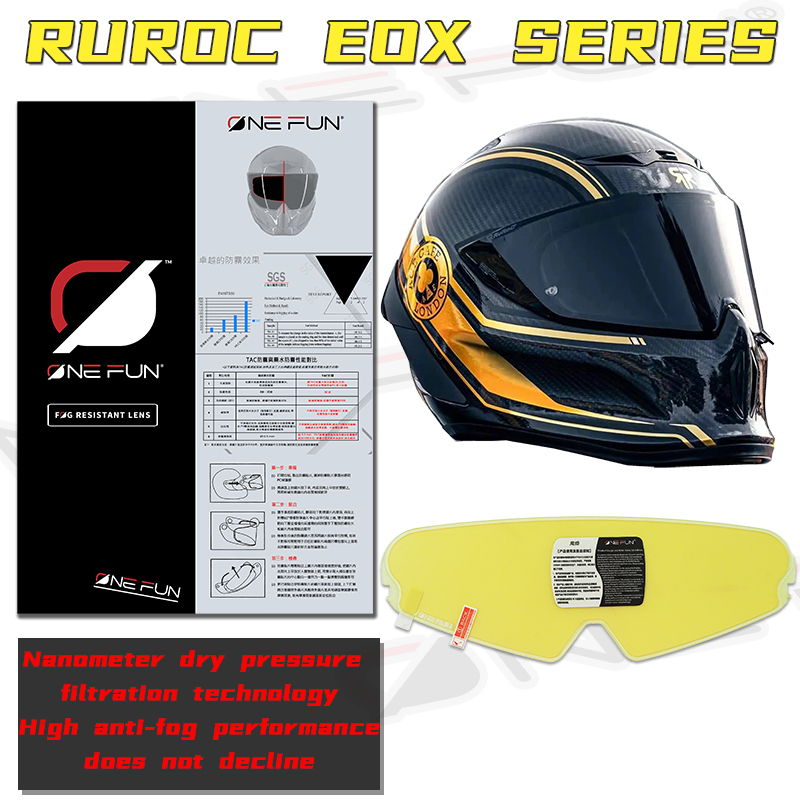 Motorcycle Helmet Anti Fog Pinlock Shield - Viseira Antiembaçante para Capacete de Motocicleta