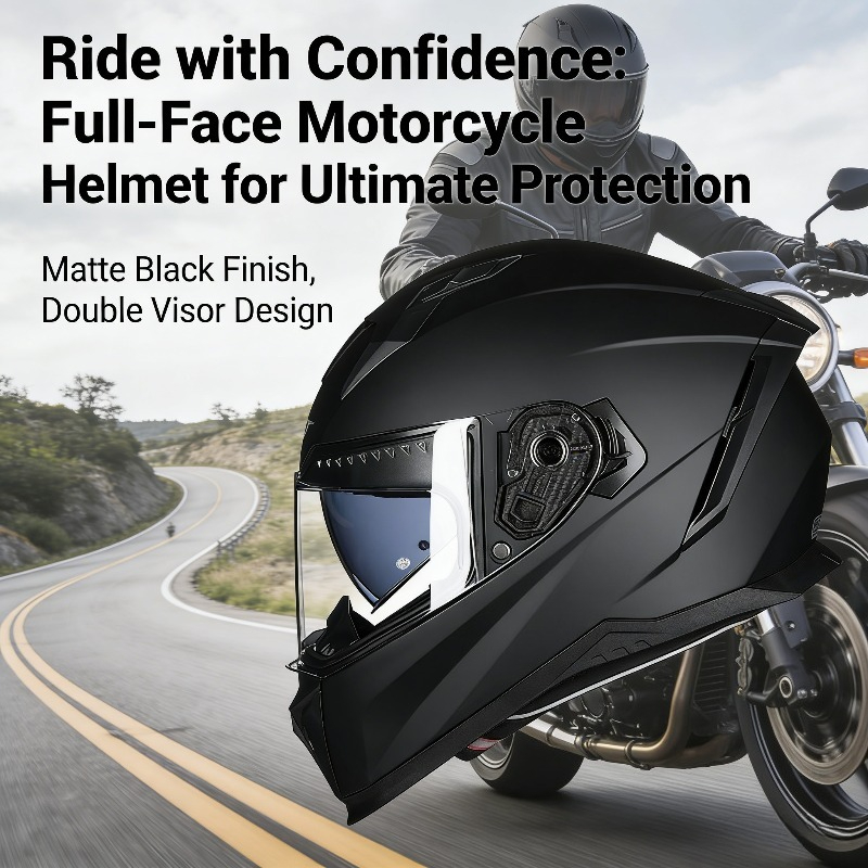 Full Face Motorcycle Helmet With Bluetooth - Capacete de Motocicleta GXT Full Face