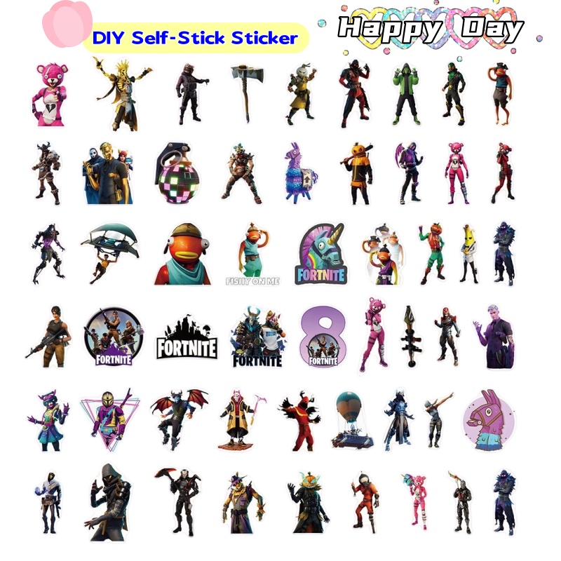 Scooter Parts - Adesivo Criativo Fortnite: Graffiti, Animação, Desenho
