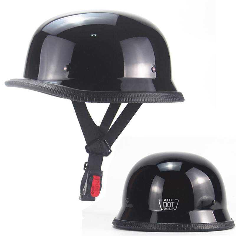Vintage Open Face Retro Helmet - Capacete de motocicleta vintage, capacete de