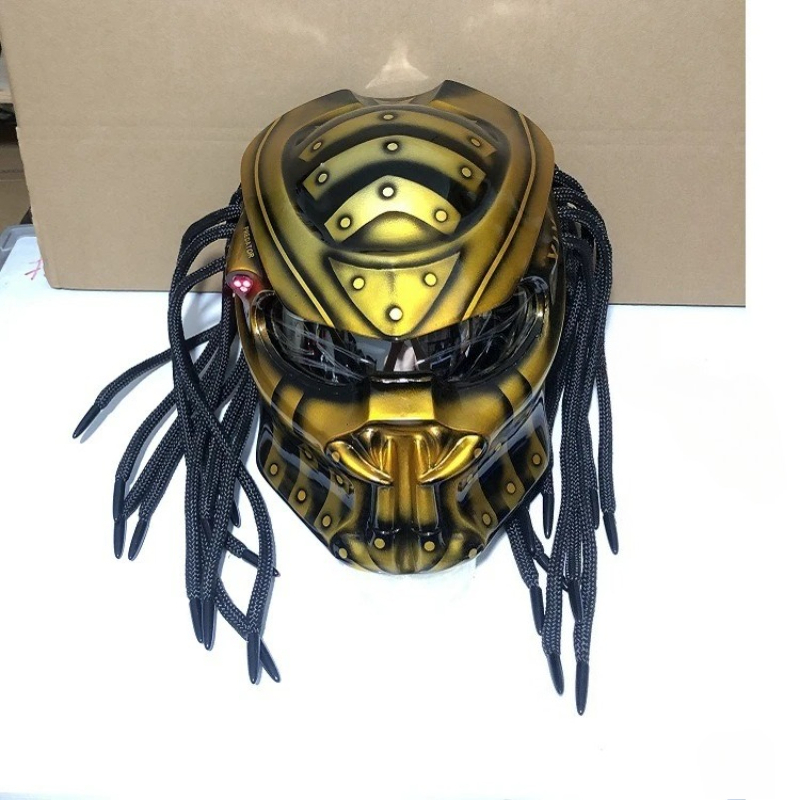 Custom Predator Motorcycle Helmet - Capacete de Motocicleta Integral HOT Racing