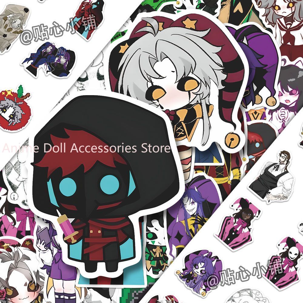 Motorcycle Helmets - 73PCS Adesivos de Anime The Freak