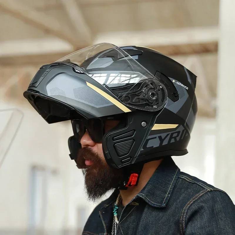Modular Flip Up Motorcycle Helmet Dot Approved - Capacete modular rebatível integral para adultos,