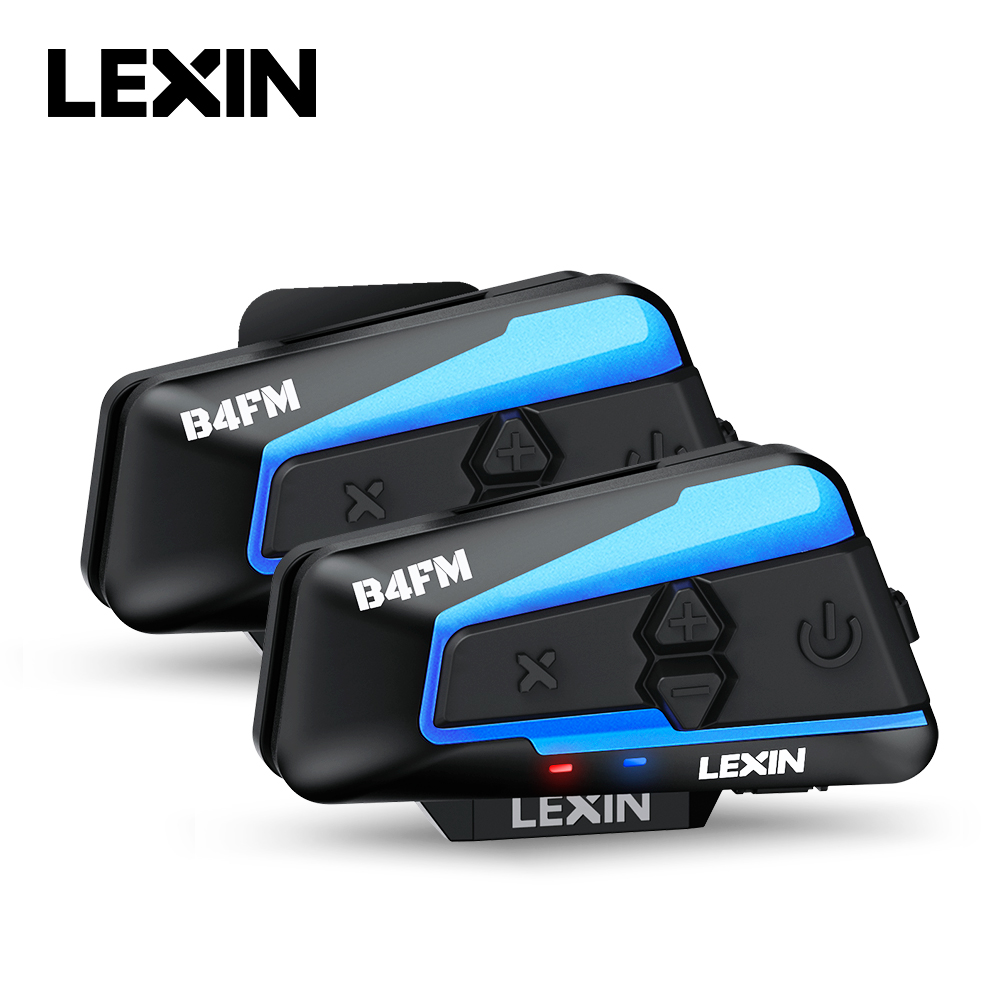 Universal Motorcycle Helmet Intercom Headset - Lexin B4FM-X Bluetooth Motocicleta Intercom capacete
