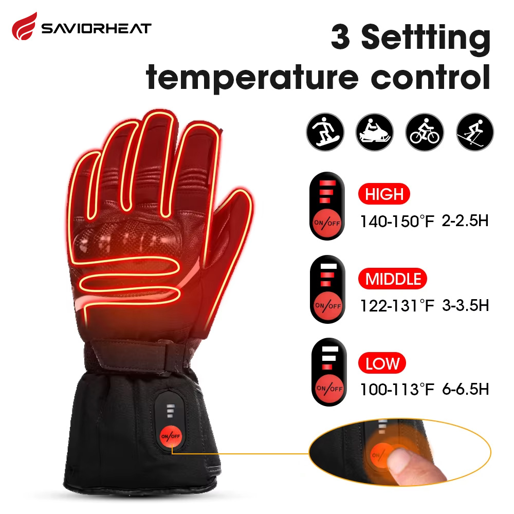 Riding Gear - Salvador calor 100% luvas da motocicleta