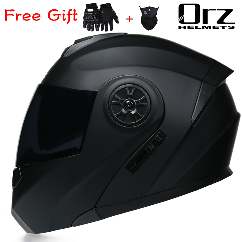 Modular Flip Up Motorcycle Helmet Dot Approved - Capacete Modular Articulado ORZ-161 Mais Recente