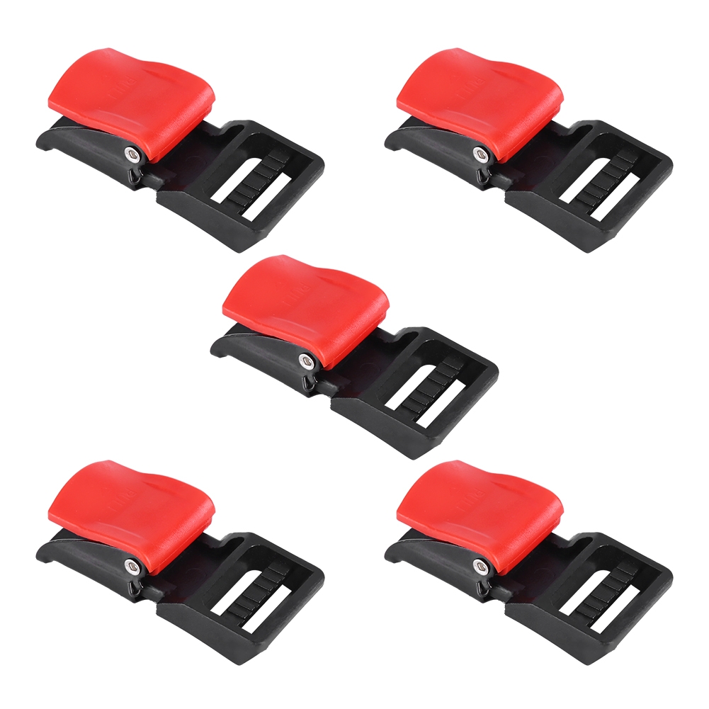 Quick Release Buckle Motorcycle Helmet - 5 peças de fivelas de liberação