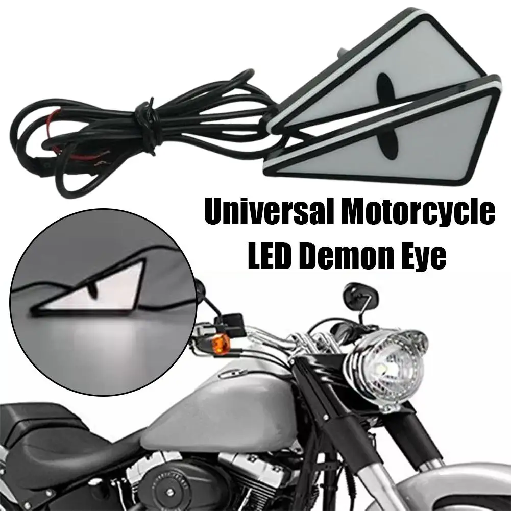 Universal Motorcycle Led Headlight Projector - Universal motocicleta led demônio olho luz