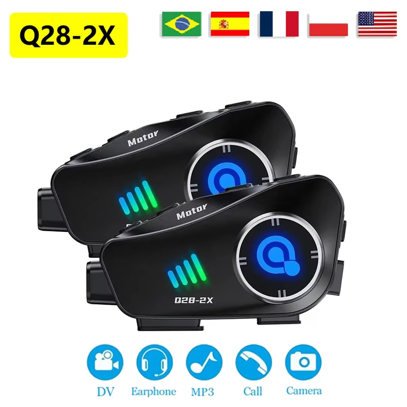 Universal Motorcycle Helmet Intercom Headset - O novo capacete de motocicleta Q28-2X